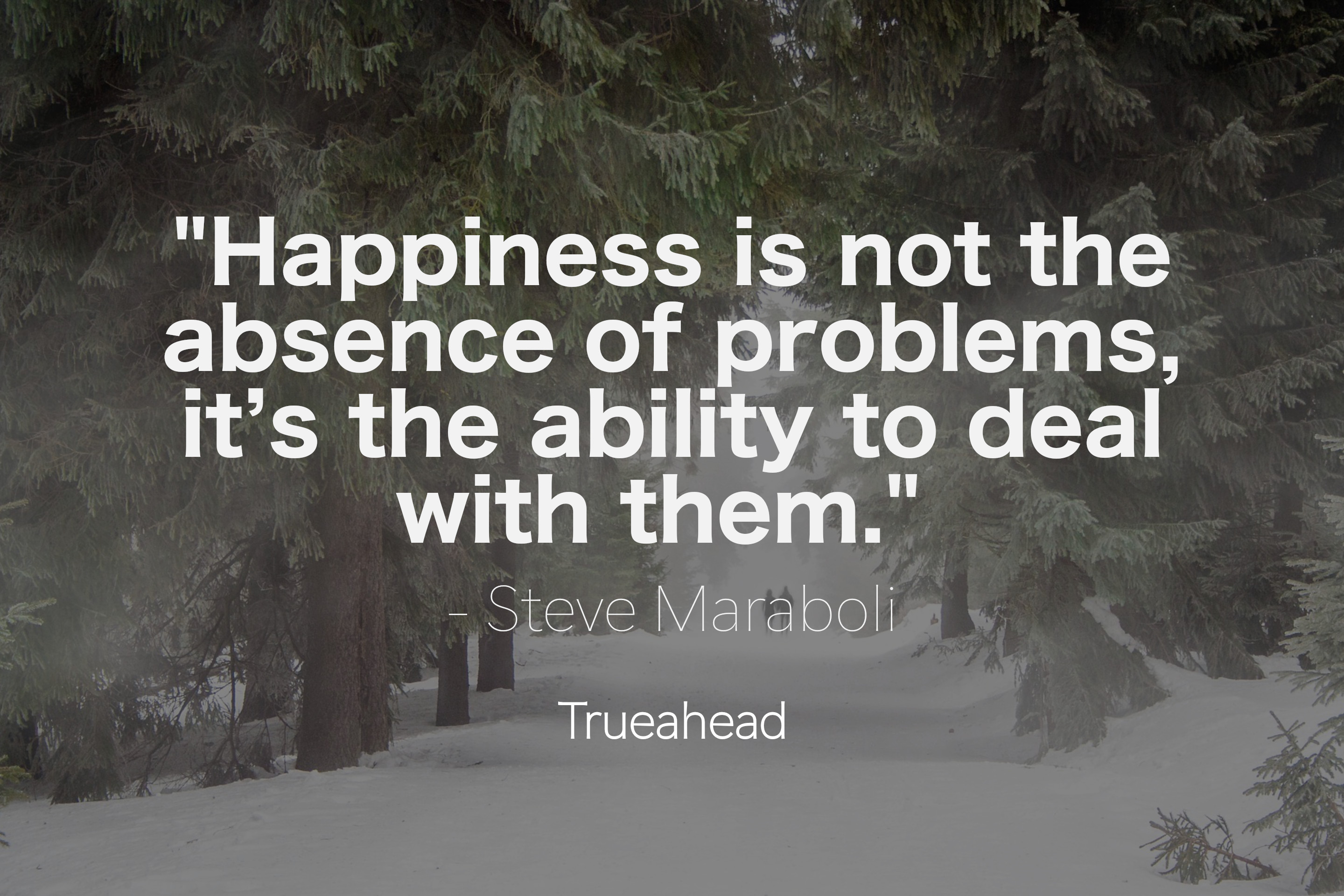About Happiness and Problems by Steve Maraboli - Quotes